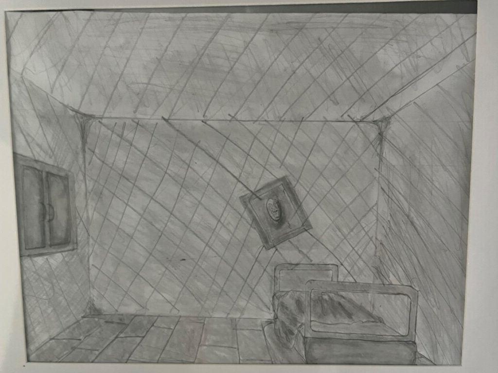 Quinlan Hart, 6th Grade, "Dead Photos", Drawing